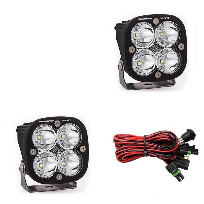 Baja Designs 557801 Squadron Sport Spot White LED Pods - BumperStock