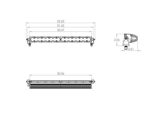 Baja Designs S8 20" Combo LED Light Bar - BumperStock