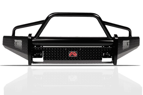 Fab Fours CH08-S2062-1 Chevy Silverado 2500/3500 HD 2007.5-2010 Black Steel Front Bumper Pre-Runner Guard-BumperStock