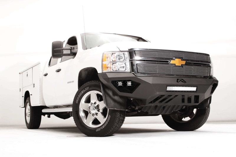 Fab Fours CH11-V2751-1 Chevy Silverado 2500/3500 HD 2011-2014 Vengeance Front Bumper No Guard-BumperStock