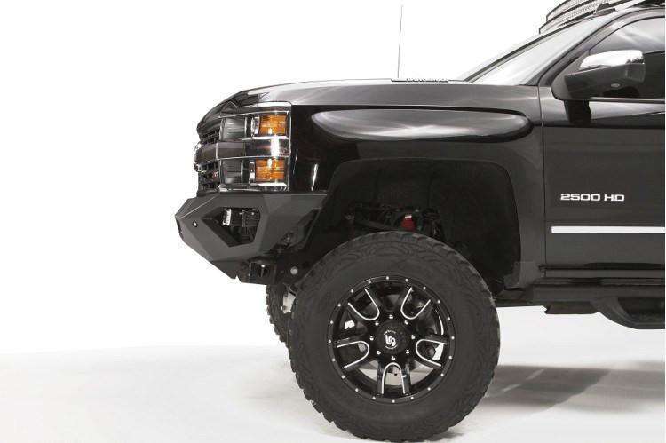 Fab Fours CH15-V3051-1 Chevy Silverado 2500/3500 HD 2015-2019 Vengeance Front Bumper No Guard-BumperStock