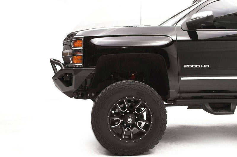 Fab Fours CH15-V3052-1 Chevy Silverado 2500/3500 HD 2015-2019 Vengeance Front Bumper Pre-Runner Guard-BumperStock