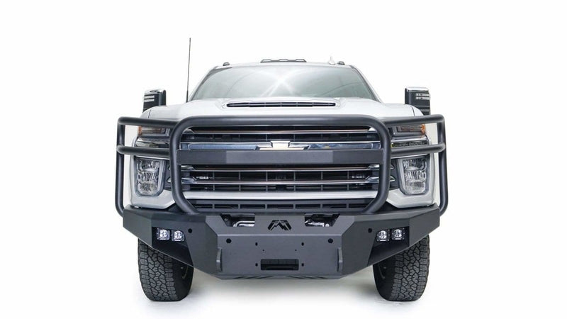 Fab Fours CH20-A4950-1 2020-2021 Chevy Silverado 2500/3500 HD New Premium Front Bumper Winch Ready Full Guard-BumperStock