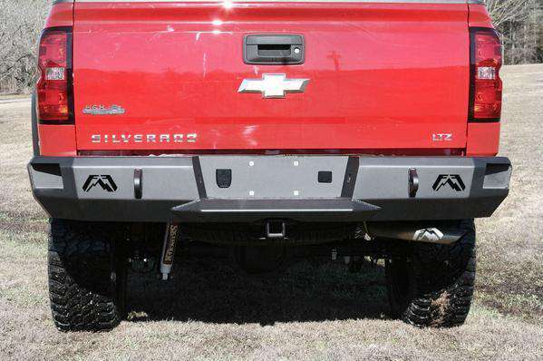 Fab Fours CS14-W3150-1 2014-2018 Chevy Silverado 1500 Premium Rear Bumper Non-Sensor-BumperStock