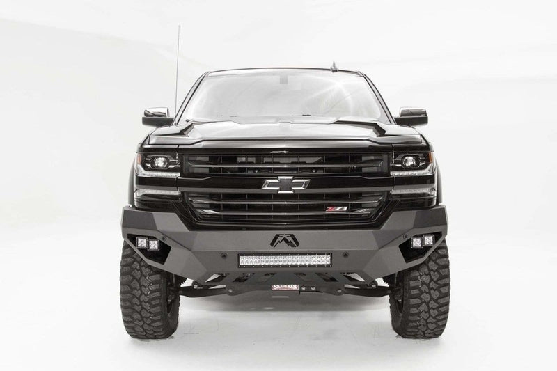 Fab Fours CS16-D3851-1 2016-2018 Chevy Silverado 1500 Vengeance Front Bumper No Guard-BumperStock