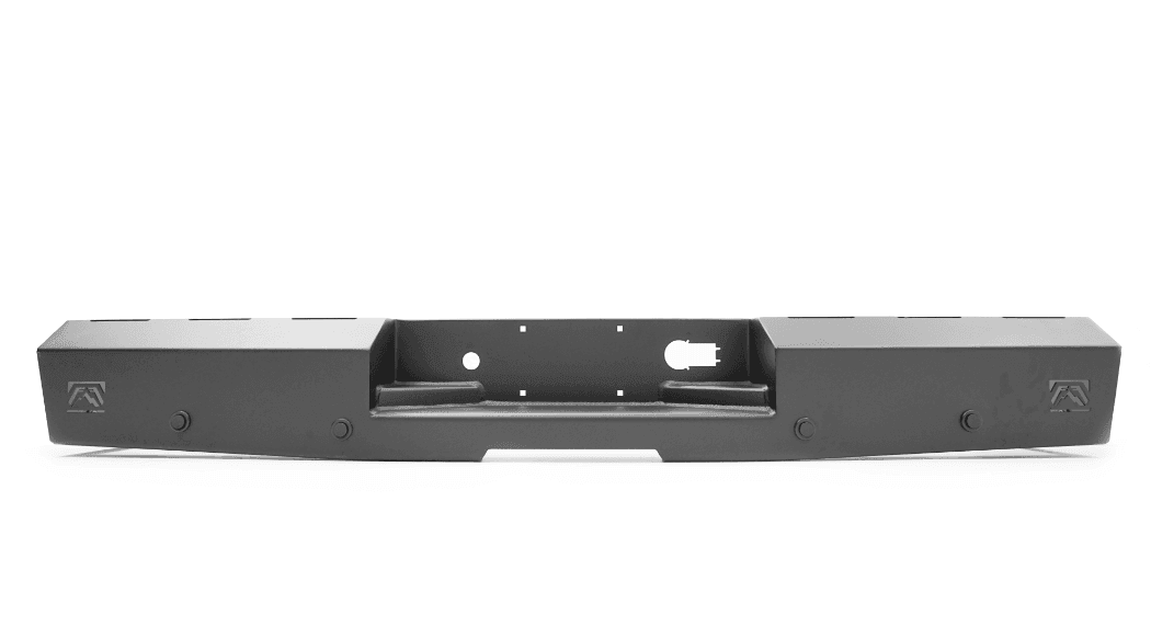 Fab Fours CS19-RT4050-1 2019-2021 GMC Sierra 1500 Red Steel Rear Bumper - BumperStock