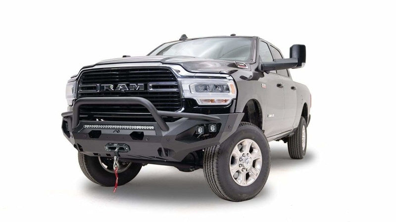 Fab Fours DR10-X2952-1 Dodge Ram 2500/3500 HD 2010-2018 Matrix Front Bumper Winch Ready Pre-Runner Guard-BumperStock