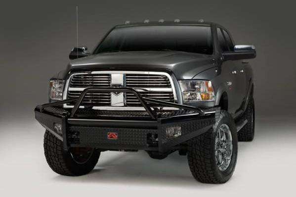 Fab Fours DR13-K2962-1 Dodge Ram 1500 2013-2018 Black Steel Front Bumper Pre-Runner Guard-BumperStock