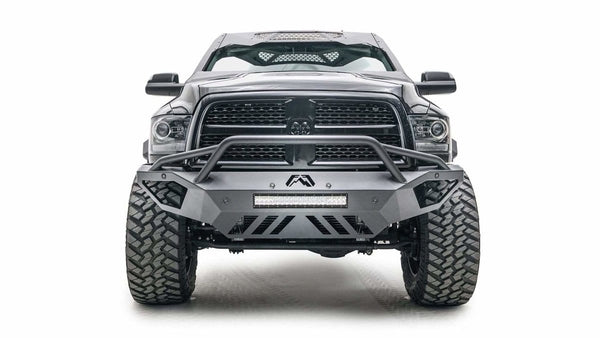 Fab Fours DR16-V4062-1 Dodge Ram 2500/3500 HD 2016-2018 Open Fender Front Bumper Pre-Runner Guard-BumperStock