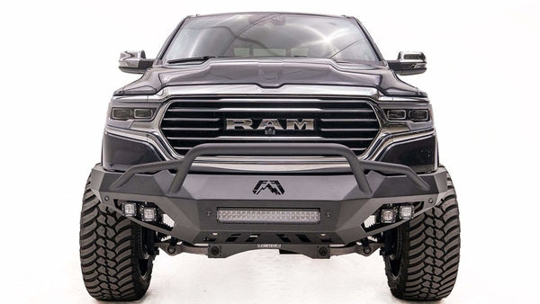 Fab Fours DR19-D4252-1 Dodge Ram 1500 2019-2021 Vengeance Front Bumper Pre-Runner Guard-BumperStock