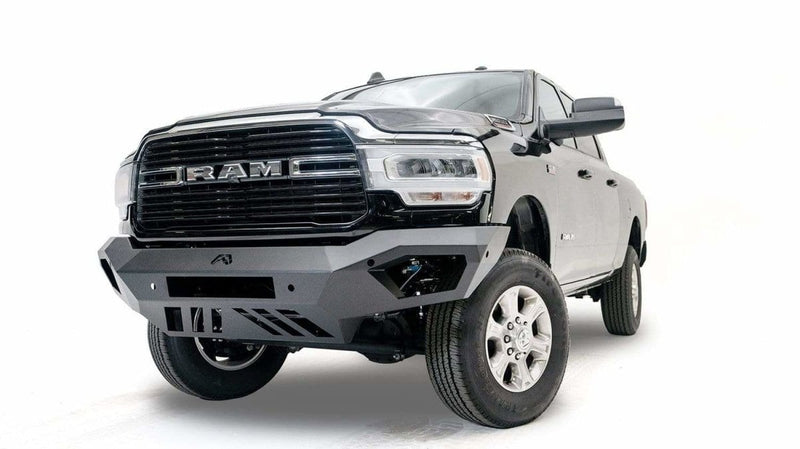 Fab Fours DR19-V4451-1 Dodge Ram 2500/3500 HD 2019-2021 Vengeance Front Bumper No Guard Sensor-BumperStock