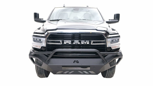 Fab Fours DR19-V4452-1 Dodge Ram 2500/3500 HD 2019-2021 Vengeance Front Bumper Pre-Runner Guard Sensor-BumperStock