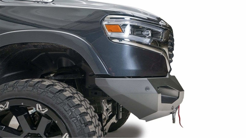 Fab Fours DR19-X4251-1 Dodge Ram 1500 2019-2021 Matrix Front Bumper Winch Ready No Guard-BumperStock