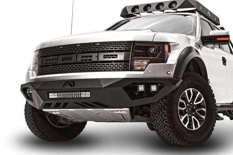 Fab Fours FF10-D1961-1 Ford Raptor 2010-2014 Vengeance Front Bumper No Guard-BumperStock