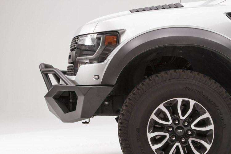 Fab Fours FF10-D1962-1 Ford Raptor 2010-2014 Vengeance Front Bumper Pre-Runner Guard-BumperStock