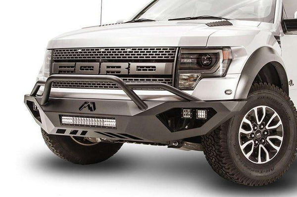 Fab Fours FF10-D1962-1 Ford Raptor 2010-2014 Vengeance Front Bumper Pre-Runner Guard-BumperStock