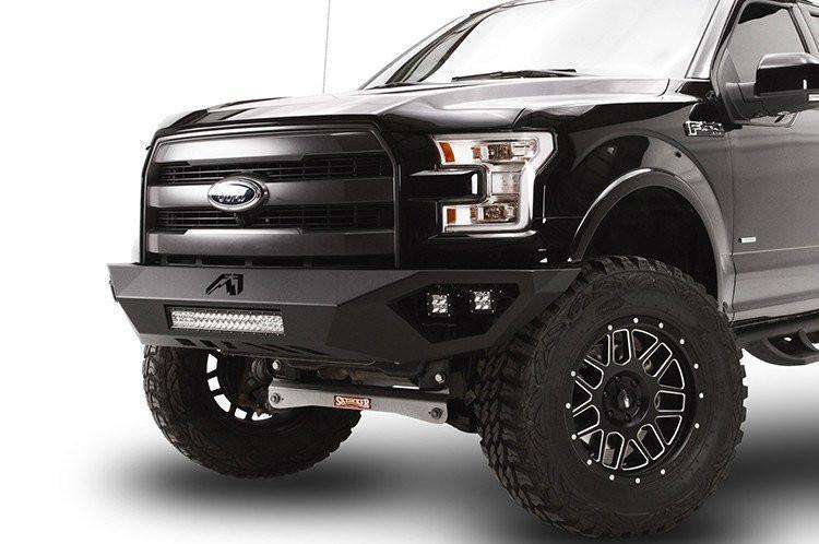 Fab Fours FF15-D3251-1 Ford F150 2015-2017 Vengeance Front Bumper No Guard-BumperStock