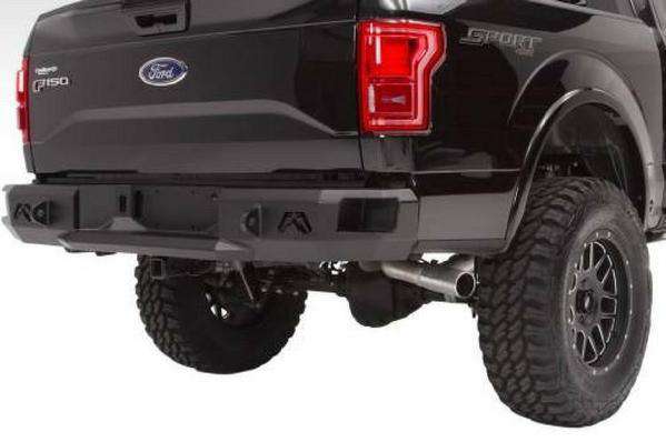 Fab Fours FF15-W3250-1 Ford F150 2015-2020 Premium Rear Bumper Non-Sensor-BumperStock