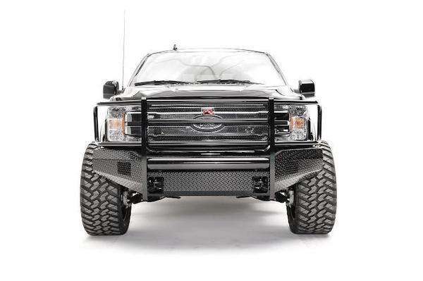 Fab Fours FF18-K4560-1 Ford F150 2018-2020 Black Steel Front Bumper Full Guard-BumperStock