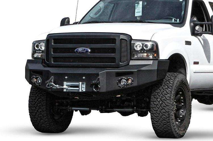 Fab Fours FS05-A1251-1 Ford F250/F350/F450/F550 Superduty 2005-2007 Premium Front Winch Bumper No Guard-BumperStock