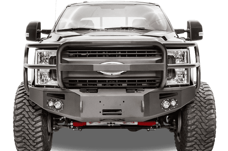 Fab Fours FS05-A1252-1 Ford F250/F350/F450/F550 Superduty 2005-2007 Premium Front Winch Bumper Pre-Runner Guard-BumperStock