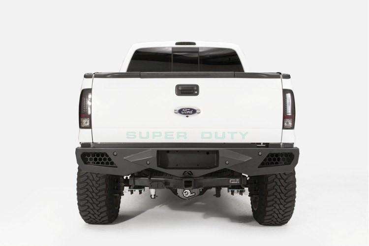 Fab Fours FS08-E1351-1 Ford F250/F350 Superduty 2011-2016 Vengeance Rear Bumper Sensor-BumperStock