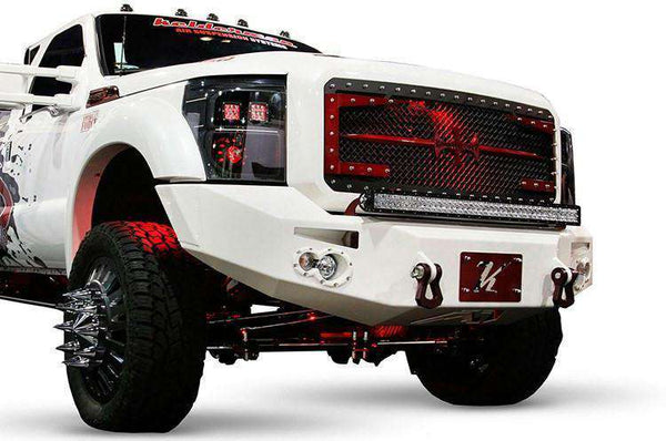 Fab Fours FS11-A2651-1 Ford F450/F550 Superduty 2011-2016 Premium Front Winch Bumper No Guard-BumperStock