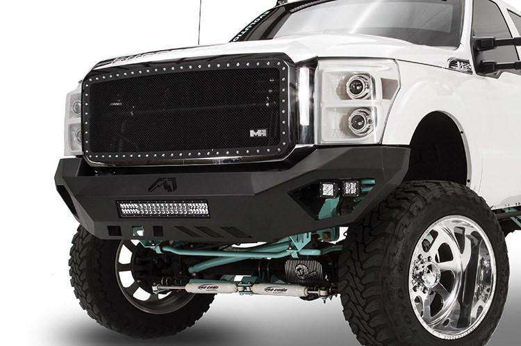 Fab Fours FS11-V2551-1 Ford F250/F350 Superduty 2011-2016 Vengeance Front Bumper No Guard-BumperStock