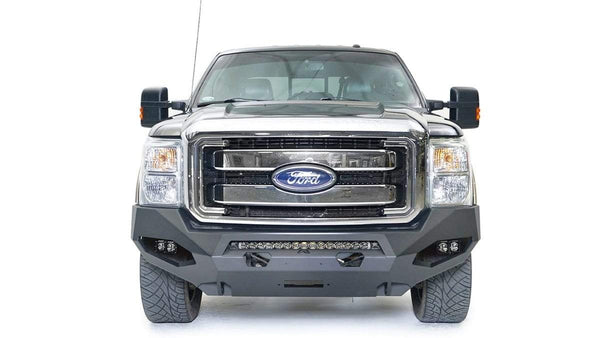 Fab Fours FS11-X2551-1 Ford F250/F350 Super Duty 2011-2016 Matrix Front Winch Bumper No Guard - BumperStock