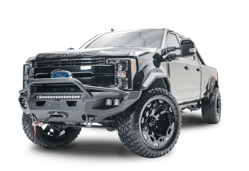 Fab Fours FS11-X2552-1 Ford F250/F350 Super Duty 2011-2016 Matrix Front Winch Bumper Pre-Runner Guard - BumperStock