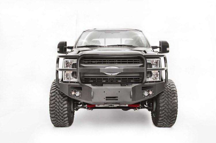 Fab Fours FS17-A4150-1 Ford F250/F350 Superduty 2017-2021 Premium Front Winch Bumper Full Guard-BumperStock