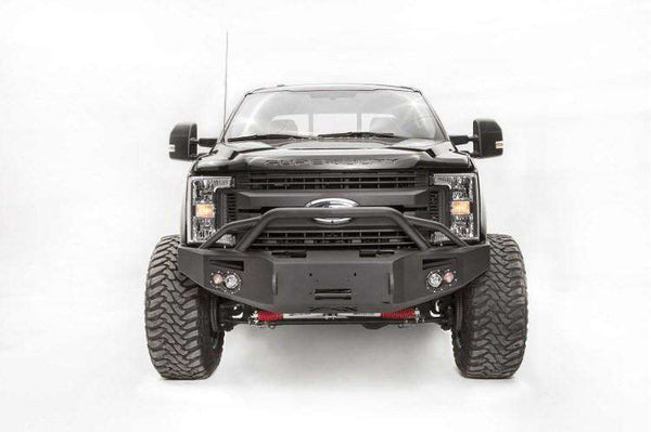 Fab Fours FS17-A4152-1 Ford F250/F350 Superduty 2017-2021 Premium Front Winch Bumper Pre-Runner Guard-BumperStock