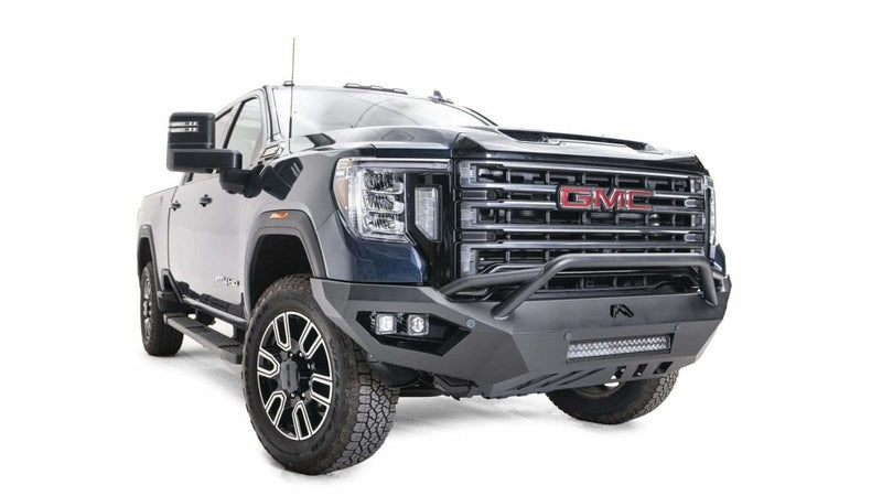 Fab Fours GM20-V5052-1 GMC Sierra 2500/3500 HD 2020-2021 Vengeance Front Bumper Pre-Runner Guard-BumperStock