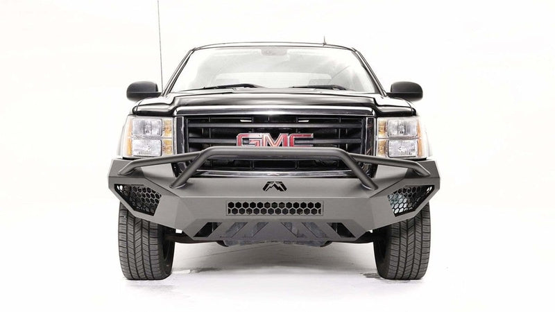 Fab Fours GS07-D2152-1 GMC Sierra 1500 2007-2013 Vengeance Front Bumper Pre-Runner Guard Non-Sensor-BumperStock