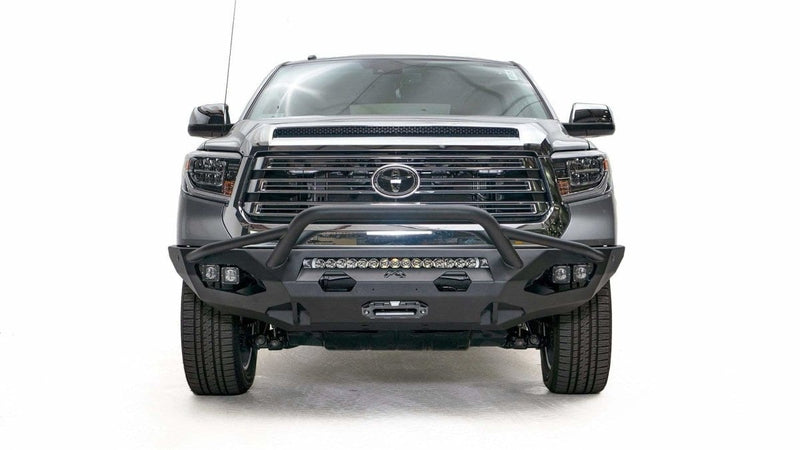 Fab Fours TT14-X3852-1 Toyota Tundra 2014-2021 Matrix Front Bumper Winch Ready Pre-Runner Guard-BumperStock