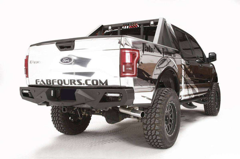 Fab Fours FF15-E3251-1 Ford F150 2015-2020 Vengeance Rear Bumper-BumperStock