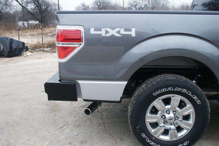 Frontier 100-10-9010 Diamond Ford F150 2009-2014 Rear Bumper-BumperStock