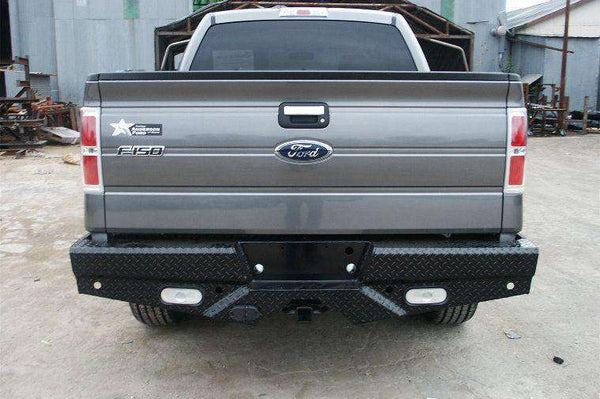 Frontier 100-10-9011 Diamond Ford F150 2009-2014 Rear Bumper-BumperStock