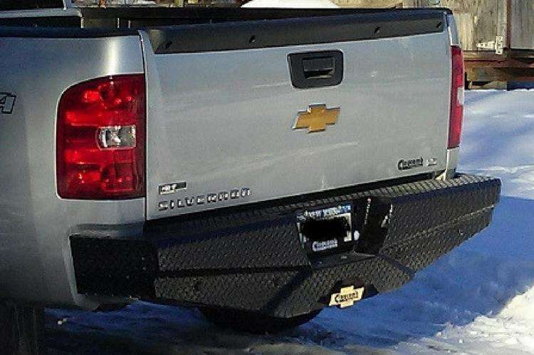 Frontier 100-20-1006 Diamond Chevy Silverado 2500/3500 HD 2001-2006 Rear Bumper-BumperStock