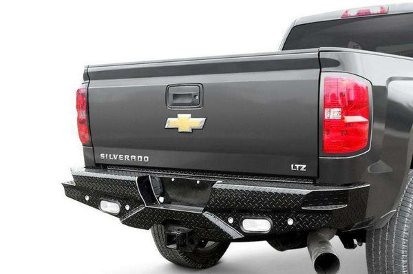 Frontier 100-21-5012 Diamond Chevy Silverado 2500/3500 HD 2015-2019 Rear Bumper-BumperStock