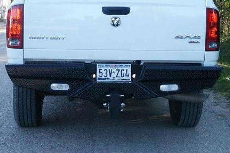 Frontier 100-49-8004 Diamond Dodge Ram 1500 2002-2008 Rear Bumper-BumperStock