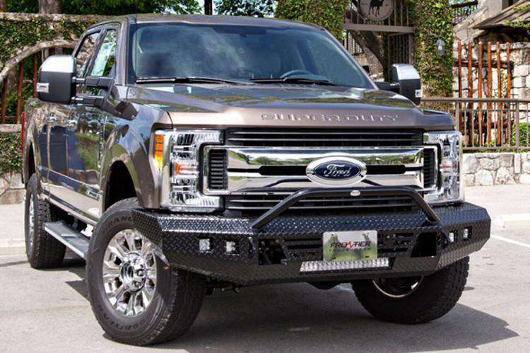 Frontier 140-11-7012 Ford F250/F350 Superduty 2017-2019 Sport Front Bumper with Light Bar-BumperStock