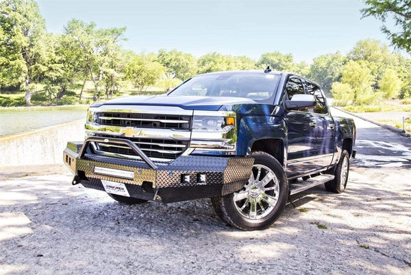 Frontier 140-21-6014 Sport Chevy Silverado 1500 2016-2018 Front Bumper - BumperStock