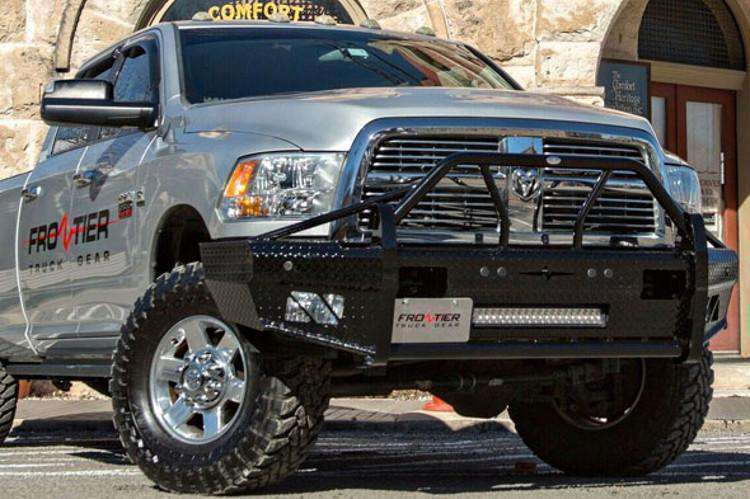 Frontier 600-41-0006 Dodge Ram 2500/3500 2010-2018 Xtreme Front Bumper with Sensor Holes-BumperStock