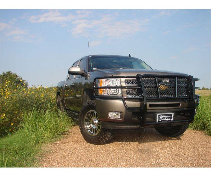 Ranch Hand GGC08HBL1 2007.5-2013 Chevy Silverado 1500 Legend Grille Guard - BumperStock