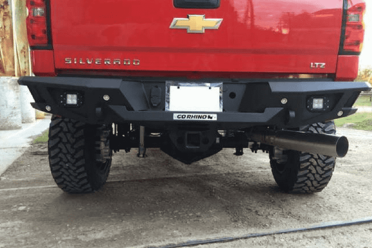 Go Rhino 28169T Chevy Silverado 2500/3500 2011-2014 BR20 Rear Bumper-BumperStock