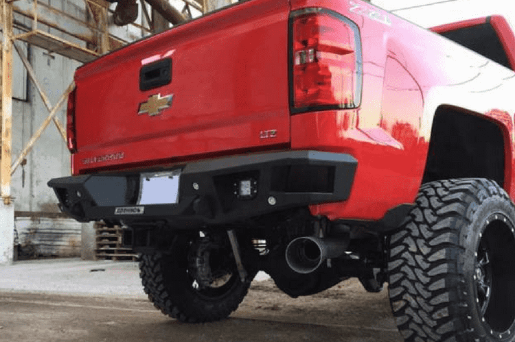 Go Rhino 28169T Chevy Silverado 2500/3500 2011-2014 BR20 Rear Bumper-BumperStock