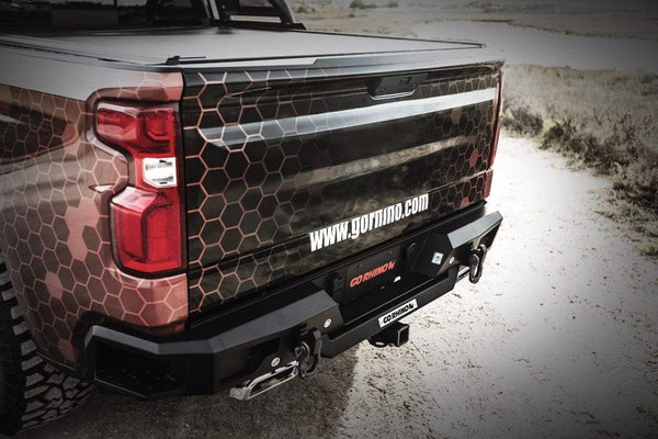 Go Rhino 28176T 2019-2022 Chevy Silverado 1500 BR20 Rear Bumper - BumperStock