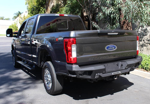 Go Rhino 28373T Ford F250/F350 Super Duty 2017-2021 BR20.5 Rear Bumper - BumperStock