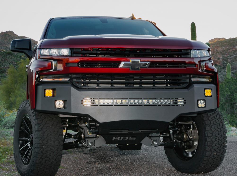 ICI AL-FBM21CHN 2019-2022 Alumilite Chevy Silverado 1500 Front Bumper - BumperStock